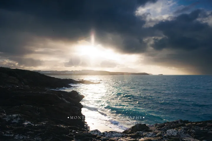 Dramatic coastal light — photograph by Monty Bray