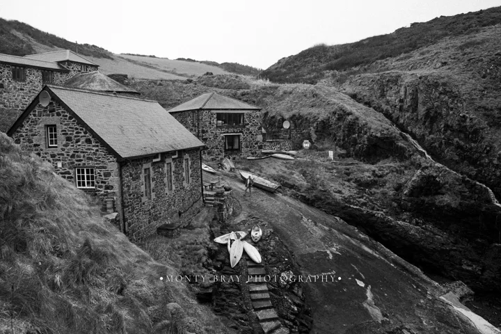 Black-and-white coastal places — photograph by Monty Bray