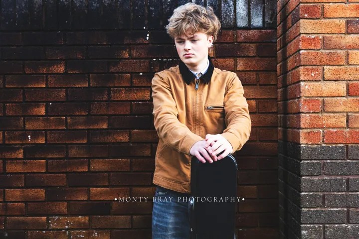 Mustard jacket, colour — photograph by Monty Bray