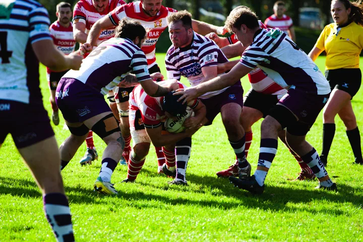 Striped opposition, action — photograph by Monty Bray