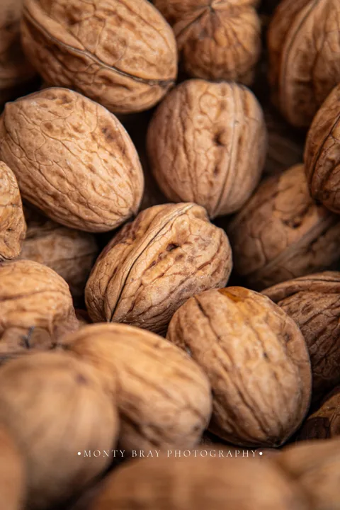 Food and repeated textures — photograph by Monty Bray